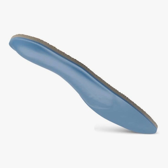 Aetrex L2205 Full Length Memory Foam Orthotic Insoles for Women Blue Brown, 10 - Picture 4 of 5